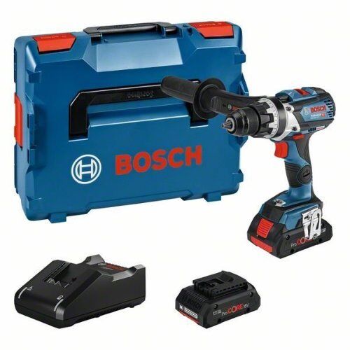  18V System Bosch Akku-Bohrschrauber GSR 18V-110 C, 2 x Akku ProCORE18V, Schnellladegerät, L-BOXX 12369471