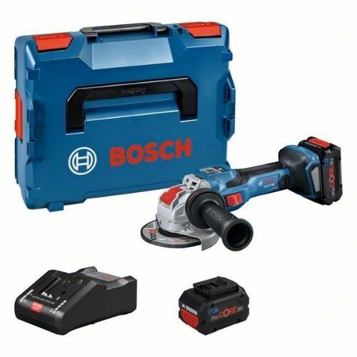 Akku-Geräte 18V System Bosch Akku-Winkelschleifer BITURBO mit X-LOCK GWX 18V-15 SC, 2 x Akku, L-BOXX 12368913