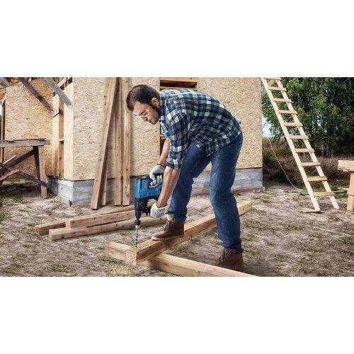  Akku-Geräte Akku-Bohrhämmer Bosch Akku-Bohrhammer mit SDS-plus GBH 18V-21: 2x Akku 4.0Ah, Schnellladegerät, L-BOXX 12369482
