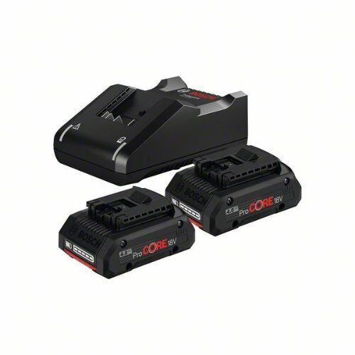  Akku-Geräte 18V System Bosch Akku Starter-Set: 2 x ProCORE 18 Volt, 4.0 Ah und GAL 18V-40 12369383