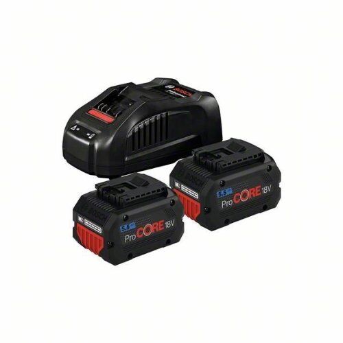  Akku-Geräte 18V System Bosch Starter-Set 2 x ProCORE18V 5.5Ah + GAL 1880 CV 12369377