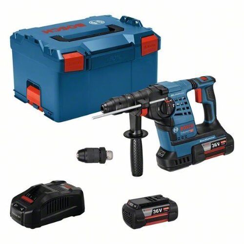  Akku-Geräte Akku-Bohrhämmer Bosch Akku-Bohrhammer mit SDS-plus GBH 36 VF-LI Plus, 2 x 4.0 Ah Li-Ion Akku, L-BOXX 12369476