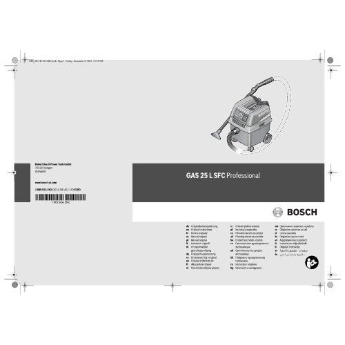  Absaugsysteme Nass-/Trockensauger Bosch Nass-/Trockensauger GAS 25 L SFC 12369102