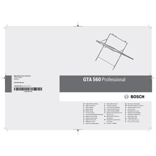  Tischkreissägen & Arbeitstische Bosch Transport- und Arbeitstisch GTA 560 12368817