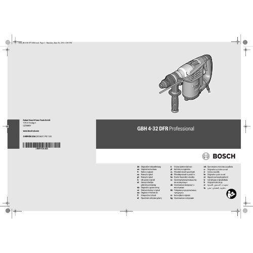  Bohr- & Schlaghämmer Bohrhämmer mit SDS plus Bosch Bohrhammer mit SDS-plus GBH 4-32 DFR, Handwerkkoffer, Schnellspannbohrfutter 12369513