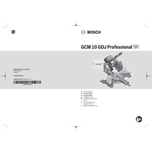  Stationärgeräte & Tische Kapp- und Gehrungssägen & Arbeitstische Bosch Kapp- und Gehrungssäge GCM 10 GDJ 12368826