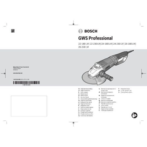 Winkelschleifer & Metallbearbeitung Große Winkelschleifer Bosch Winkelschleifer GWS 26-230 LVI 12368998