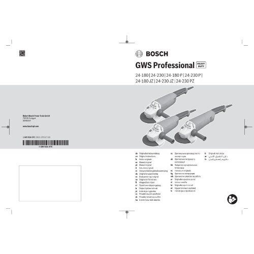  Winkelschleifer & Metallbearbeitung Große Winkelschleifer Bosch Winkelschleifer GWS 24-230 P 12368992