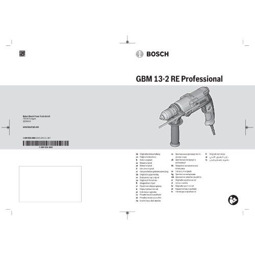  Bohr- & Schlagbohrmaschinen Bohrmaschinen Bosch Bohrmaschine GBM 13-2 RE, mit Zahnkranzbohrfutter 1,5 - 13 mm 12369074