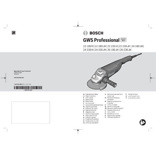  Winkelschleifer & Metallbearbeitung Große Winkelschleifer Bosch Winkelschleifer GWS 22-180 JH 12368993