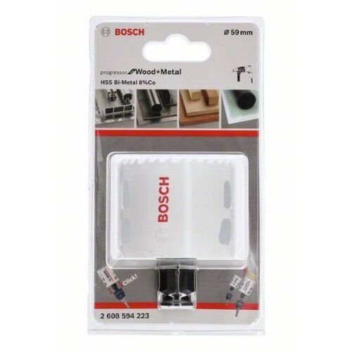  BiM Progressor Lochsägen Bosch 59 mm Progressor for Wood&Metal, für Dreh- und Schlagbohrer 12373665