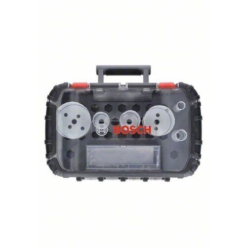  Sägeblatt- und Lochsägen-Sets BiM Progressor Lochsägen-Sets Bosch 9-tlg. Elektriker-Set Progressor for Wood&Metal, für Dreh- und Schlagbohrer 12372300