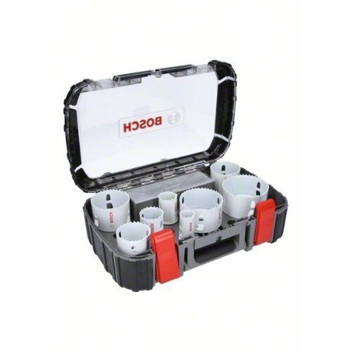  Sägeblatt- und Lochsägen-Sets BiM Progressor Lochsägen-Sets Bosch 11-tlg. Elektriker-Set Progressor for Wood&Metal, für Dreh- und Schlagbohrer 12372299