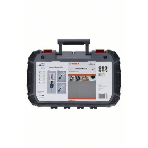  Sägeblatt- und Lochsägen-Sets BiM Progressor Lochsägen-Sets Bosch 11-tlg. Elektriker-Set Progressor for Wood&Metal, für Dreh- und Schlagbohrer 12372299