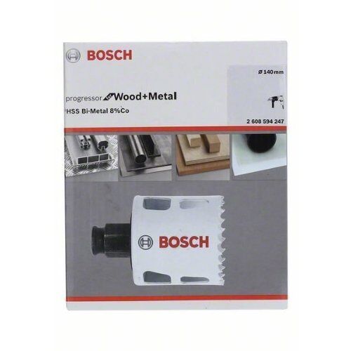  BiM Progressor Lochsägen Bosch 140 mm Progressor for Wood&Metal, für Dreh- und Schlagbohrer 12373674