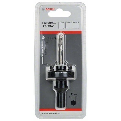  Sechskant-Steckdosenadapter für Gewindelochsägen mit großem Durchmesser Bosch Sechskant-Steckdosenadapter für Lochsägen mit 32 bis 210 mm, für Dreh- und Schlagbohrer 12373863