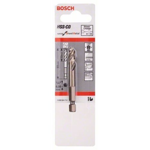  Zentrierbohrer für Power Change-Lochsägen Bosch Zentrierbohrer HSS-Co, für Dreh- und Schlagbohrer 12373840