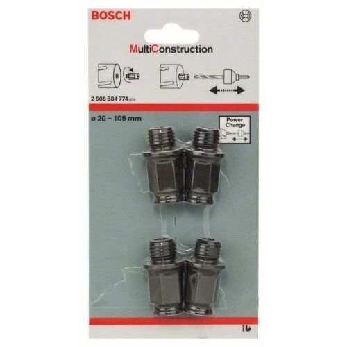  Sägeblatt- und Lochsägen-Sets Verlängerungsadapter-Sets für MultiConstruction Lochsägen Bosch 4-tlg. Verlängerungsadapter-Set für MultiConstruction Lochsägen, für Bohrmaschinen 12372314