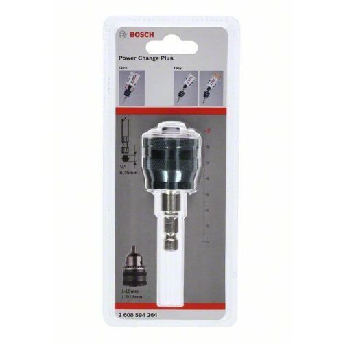  Power Change Plus-Adapter Bosch PC Plus-Dorn 3/8" 8,7 mm, für Dreh- und Schlagbohrer 12373834