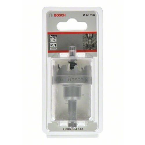  Precision for Sheet Metal Lochsägen Bosch TCT Lochsäge, 43 mm, für Dreh- und Schlagbohrer 12373794