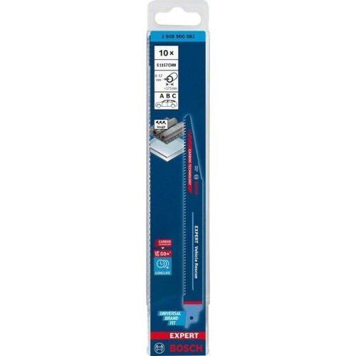  EXPERT ‘Vehicle Rescue’ S 1157 CHM Säbelsägeblätter Bosch EXPERT ‘Vehicle Rescue’ S 1157 CHM Säbelsägeblatt, 10 Stück, für Säbelsägen 12373889
