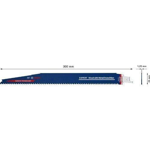  EXPERT ‘Wood with Metal Demolition’ S 1267 XHM Säbelsägeblätter Bosch EXPERT ‘Wood with Metal Demolition’ S 1267 XHM Säbelsägeblatt, 10 Stück, für Säbelsägen 12373897
