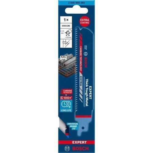  EXPERT ‘Thick Tough Metal’ S 955 CHC Säbelsägeblätter Bosch EXPERT ‘Thick Tough Metal’ S 955 CHC Säbelsägeblatt, 1 Stück, für Säbelsägen 12373869
