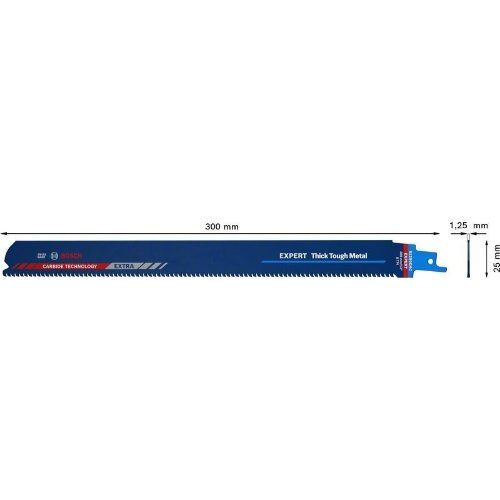  EXPERT ‘Thick Tough Metal’ S 1255 CHC Säbelsägeblätter Bosch EXPERT ‘Thick Tough Metal’ S 1255 CHC Säbelsägeblatt, 1 Stück, für Säbelsägen 12373875