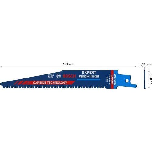  EXPERT ‘Vehicle Rescue’ S 957 CHM Säbelsägeblätter Bosch EXPERT ‘Vehicle Rescue’ S 957 CHM Säbelsägeblatt, 1 Stück, für Säbelsägen 12373886