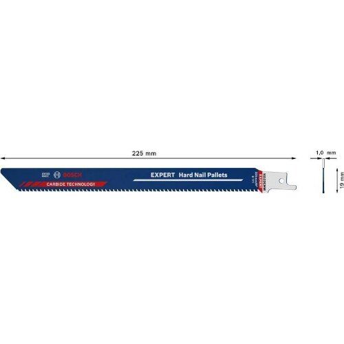  EXPERT ‘Hard Nail Pallets’ S 1122 CHM Säbelsägeblätter Bosch EXPERT ‘Hard Nail Pallets’ S 1122 CHM Säbelsägeblatt, 1 Stück, für Säbelsägen 12373902