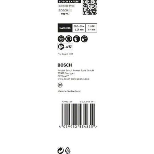  EXPERT ‘Multi Material’ S 1256 XHM Säbelsägeblätter Bosch EXPERT ‘Multi Material’ S 1256 XHM Säbelsägeblatt, 10 Stück, für Säbelsägen 12373909