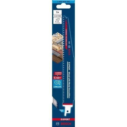  EXPERT ‘Wood with Metal Demolition’ S 1167 XHM Säbelsägeblätter Bosch EXPERT ‘Wood with Metal Demolition’ S 1167 XHM Säbelsägeblatt, 1 Stück, für Säbelsägen 12373894