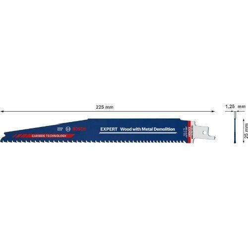  EXPERT ‘Wood with Metal Demolition’ S 1167 XHM Säbelsägeblätter Bosch EXPERT ‘Wood with Metal Demolition’ S 1167 XHM Säbelsägeblatt, 1 Stück, für Säbelsägen 12373894