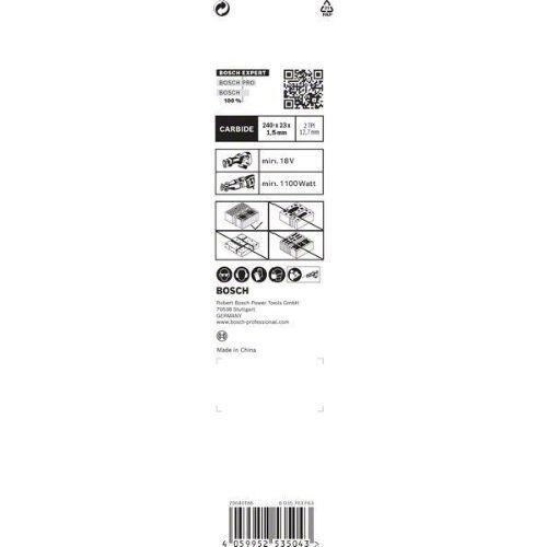  EXPERT ‘Hollow Brick’ S 1543 HM Säbelsägeblätter Bosch EXPERT ‘Hollow Brick’ S 1543 HM Säbelsägeblatt, 1 Stück, für Säbelsägen 12373914