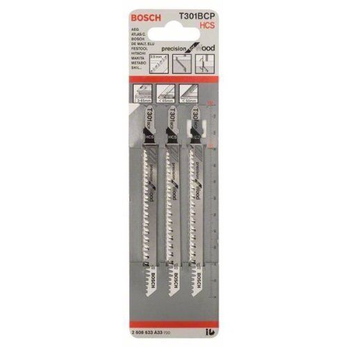  T 301 BCP Precision for Wood Stichsägeblätter Bosch Stichsägeblatt T 301 BCP, für Stichsägen 12374159