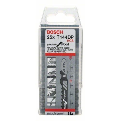  T 144 DP Precision for Wood Stichsägeblätter Bosch Stichsägeblatt T 144 DP, für Stichsägen 12374153