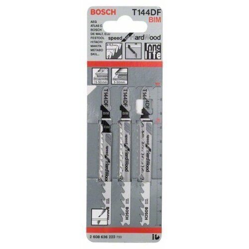  T 144 DF Stichsägeblätter Speed for Hardwood Bosch Stichsägeblatt T 144 DF, für Stichsägen 12374145