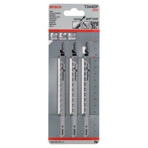  T 344 DF Stichsägeblätter Speed for Hardwood Bosch Stichsägeblatt T 344 DF, für Stichsägen 12374148