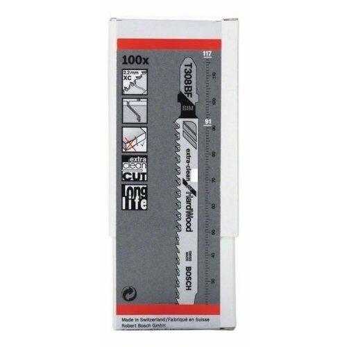  T 308 BF Extra-Clean for Hardwood Stichsägeblätter Bosch Stichsägeblatt T 308 BF, für Stichsägen 12374102