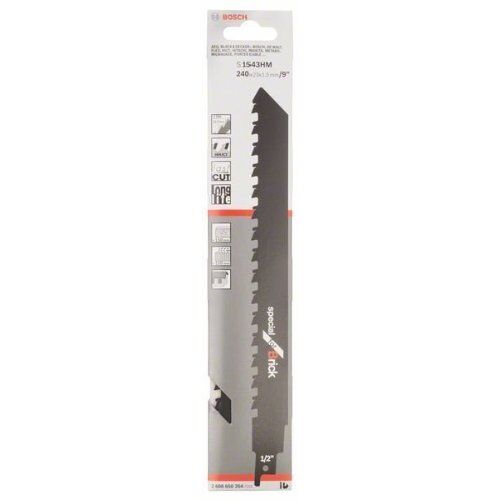  S 1543 HM Endurance for Brick Säbelsägeblätter Bosch Säbelsägeblatt S 1543 HM, für Säbelsägen 12373960