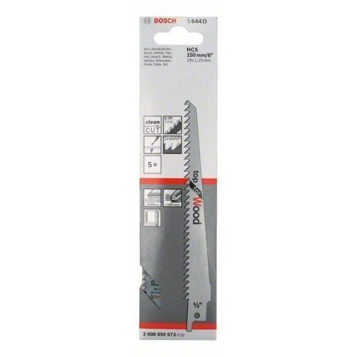  S 644 D Top for Wood Säbelsägeblätter Bosch Säbelsägeblatt S 644 D, für Säbelsägen 12374061