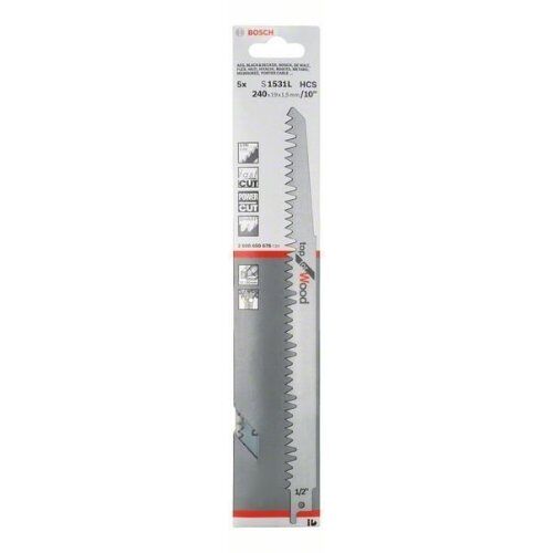  S 1531 L Top for Wood Säbelsägeblätter Bosch Säbelsägeblatt S 1531 L, für Säbelsägen 12374065
