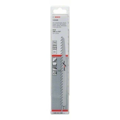  S 1542 K Top for Wood Säbelsägeblätter Bosch Säbelsägeblatt S 1542 K, für Säbelsägen 12374069