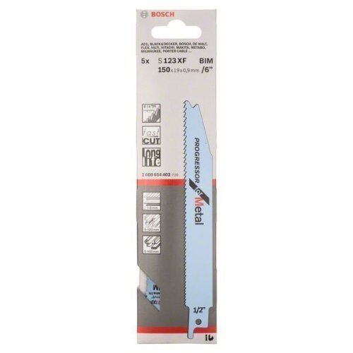  S 123 XF Progressor for Metal Säbelsägeblätter Bosch Säbelsägeblatt S 123 XF, für Säbelsägen 12373993
