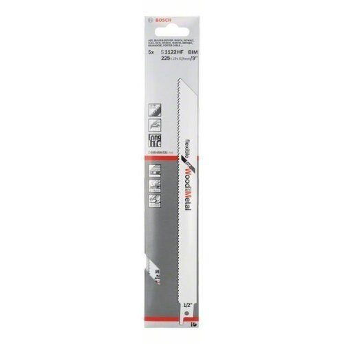  S 1122 HF Flexible for Wood and Metal Säbelsägeblätter Bosch Säbelsägeblatt S 1122 HF, für Säbelsägen 12374047