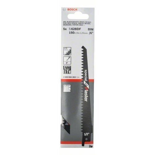 S 628 DF Special for Plaster Säbelsägeblätter Bosch Säbelsägeblatt S 628 DF, für Säbelsägen 12374054