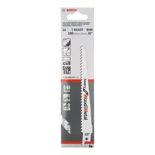  S 611 DF Heavy for Wood and Metal Säbelsägeblätter Bosch Säbelsägeblatt S 611 DF, für Säbelsägen 12374019