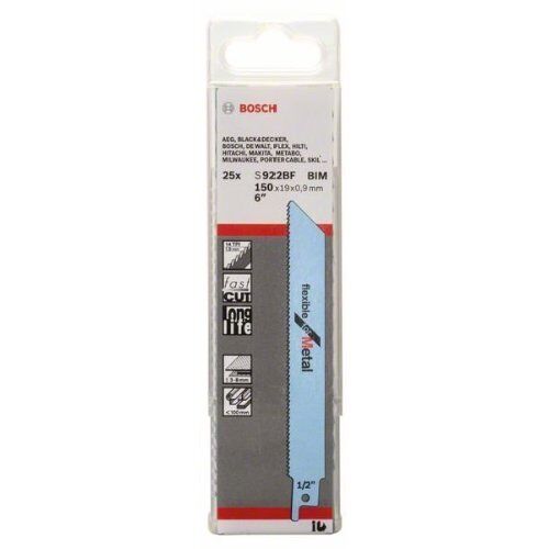  S 922 BF Flexible for Metal Säbelsägeblätter Bosch Säbelsägeblatt S 922 BF, für Säbelsägen 12374013