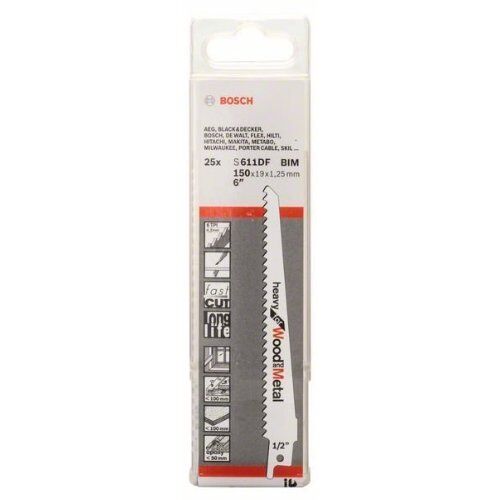  S 611 DF Heavy for Wood and Metal Säbelsägeblätter Bosch Säbelsägeblatt S 611 DF, für Säbelsägen 12374018