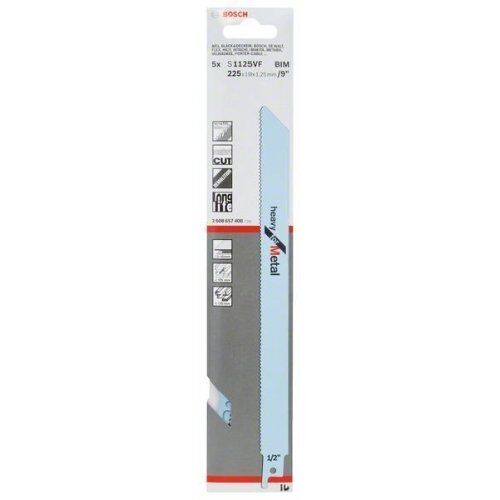  S 1125 VF Heavy for Metal Säbelsägeblätter Bosch Säbelsägeblatt S 1125 VF, für Säbelsägen 12373987